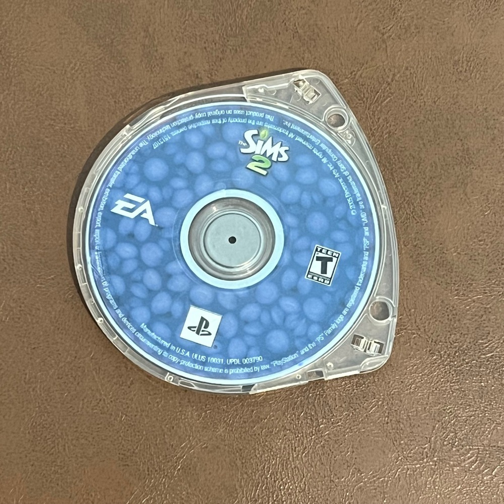 The Sims 2 Sony PSP UMD Video Game Disc Only ULUS-10031 EA Games 2005 Tested